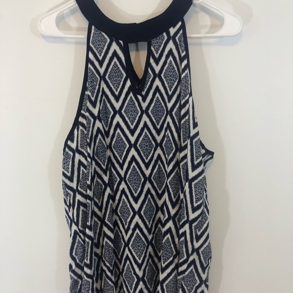 Pixley Geometric pattern sleeveless Blouse Small - Picture 1 of 4